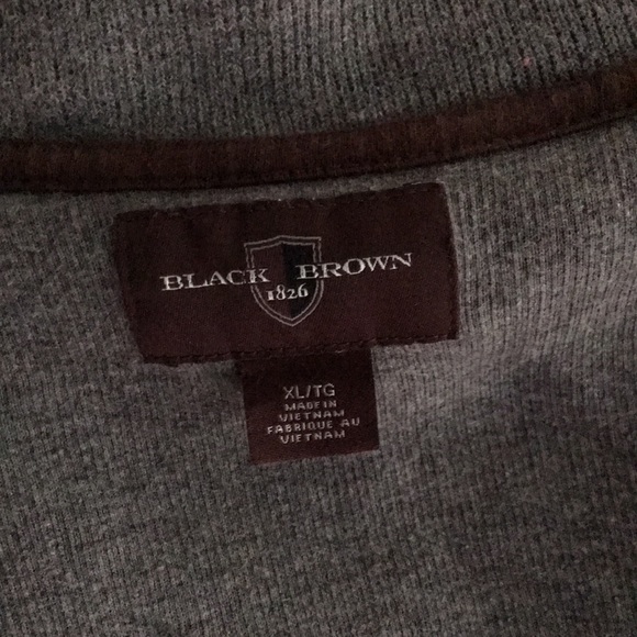 Men’s BlacknBrown XL gray sweater - Picture 2 of 3